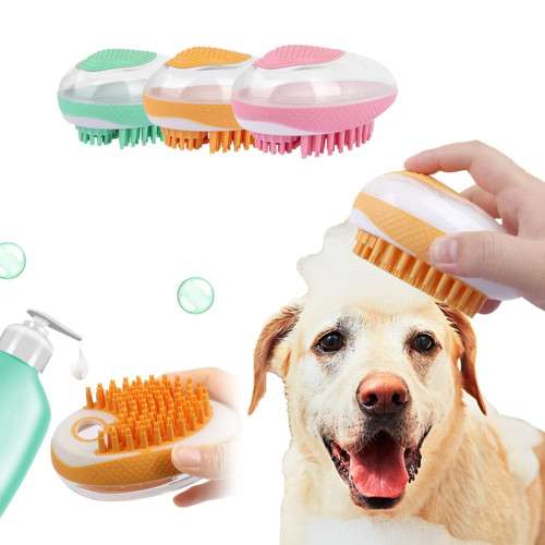 Dog bath brush