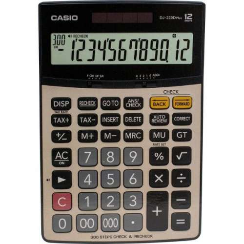 casio check & recheck
