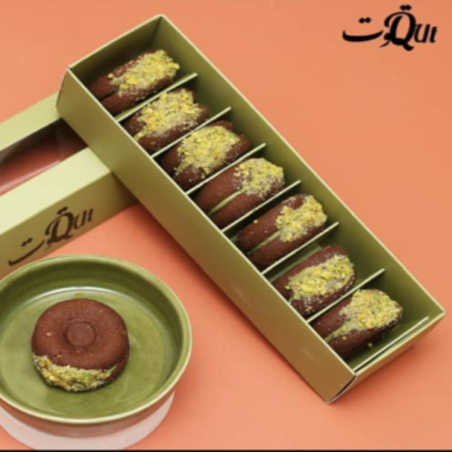 pistachio and chocolate cookies