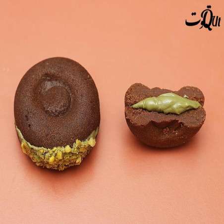pistachio and chocolate cookies