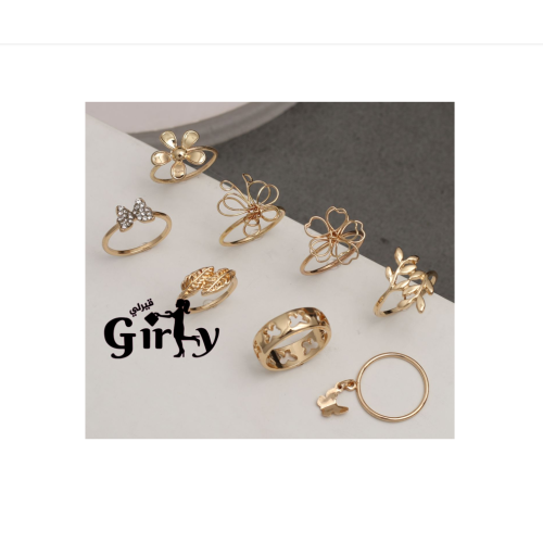  Gold rings set