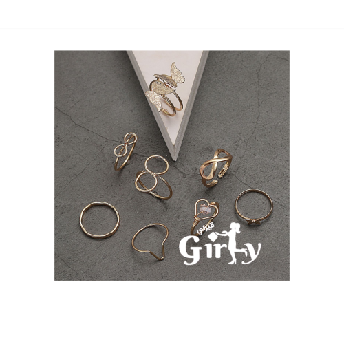Gold rings set