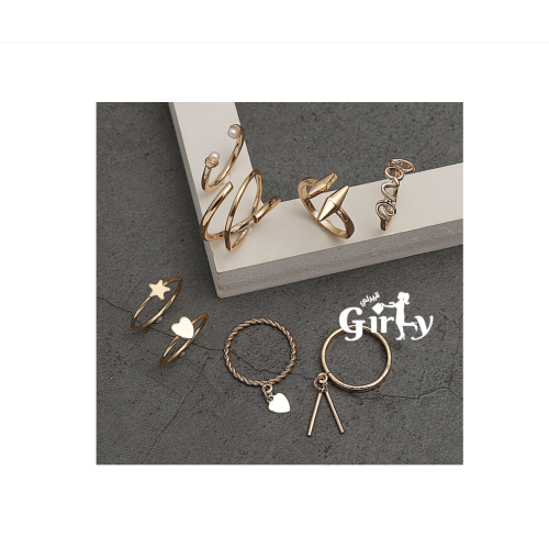  Gold rings set