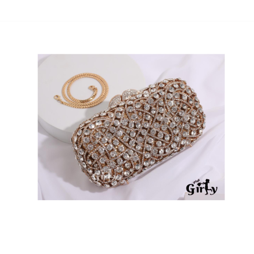  Gold evening bag