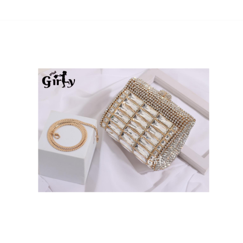  Gold evening bag
