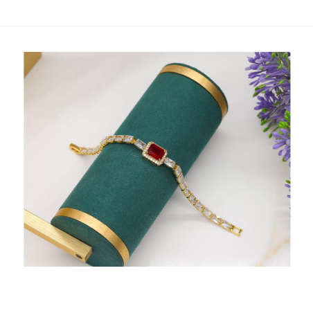 Gold Zircon Bracelet