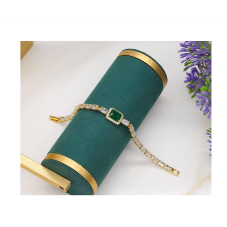 Gold Zircon Bracelet