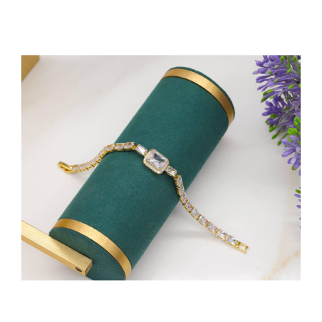 Gold Zircon Bracelet