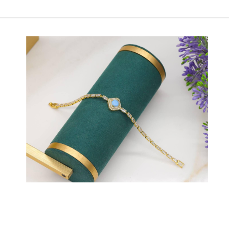 Gold Zircon Bracelet