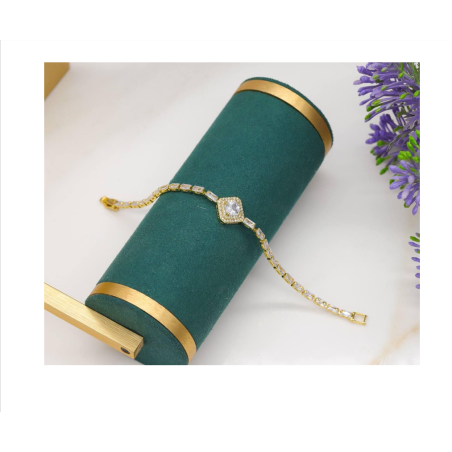 Gold Zircon Bracelet
