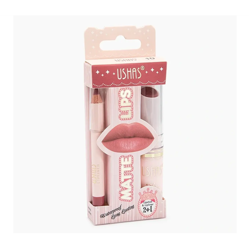 Lipstick with  Lip Pencil