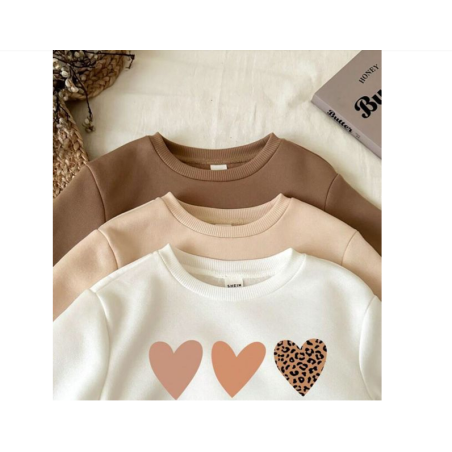 3 Piece Cotton Sweatshirt Set