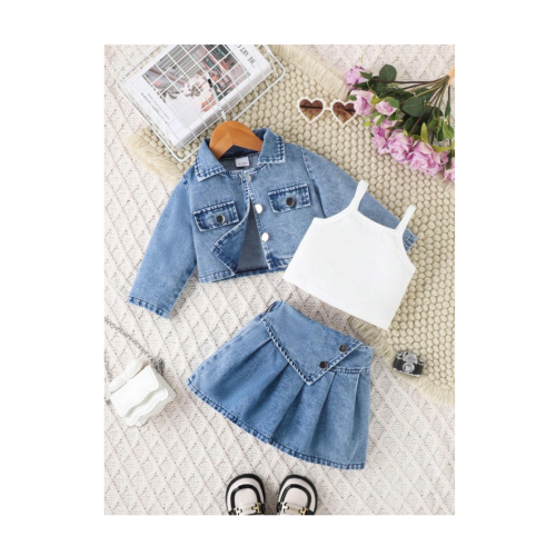 Girls- Jeans Kids Suit