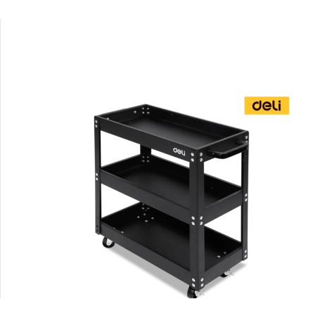 Tool cart with 3 shelves, mobile, capacity 90 kg