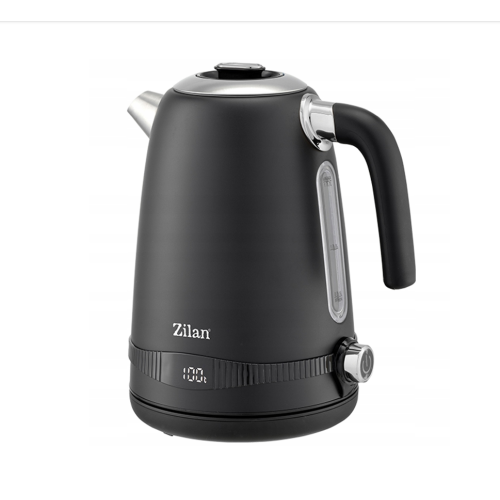A stainless steel kettle 