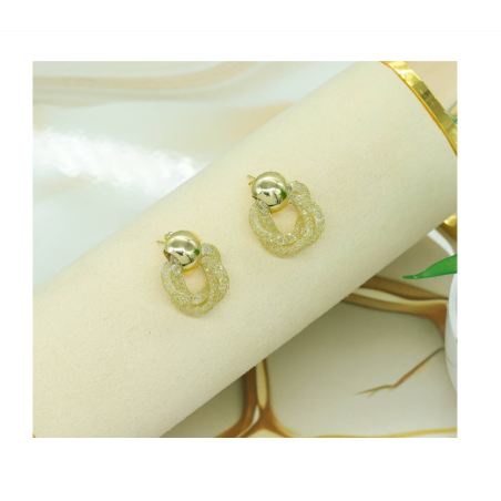 Steel earrings