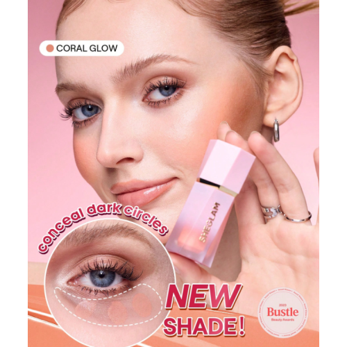 Liquid blush coral glow...