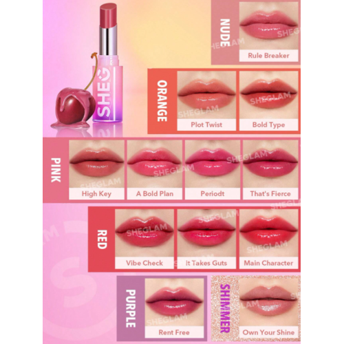 Lipstick Pink High Gloss...