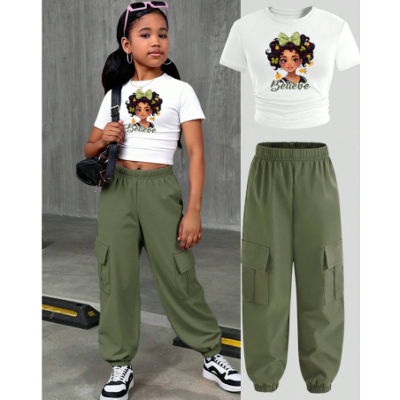 Young Girl T-Shirt & Pants