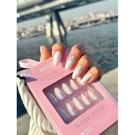 أظافر BABY PINK هيفاء كوزمتكس
