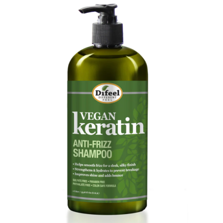 Difeel Vegan Keratin Anti Frizz Shampoo