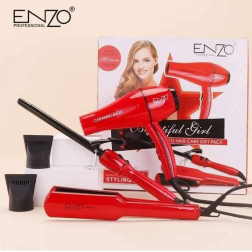 مجموعة تصفيف الشعر 3 في 1 Enzo