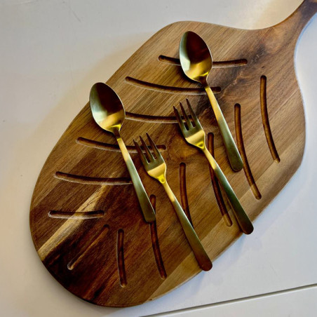 Elegant Gold Cutlery Set