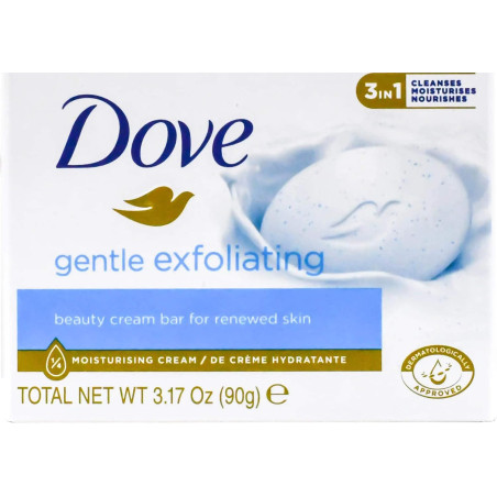 4 DOVE Gentle Exfoliating Bars