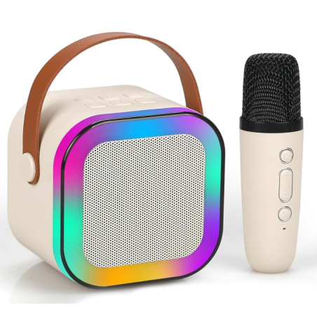 Portable Karaoke Machine with Wireless Microphones