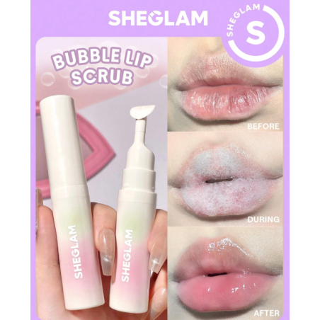 Bubble buff lip scrub SHEGLAM
