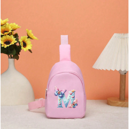 Girl bag with logo M