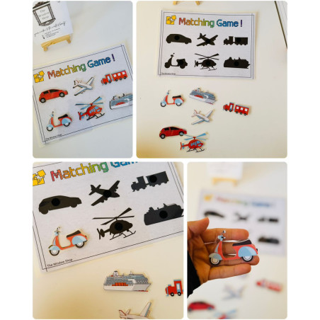 لعبة التطابق – نوع الظلال