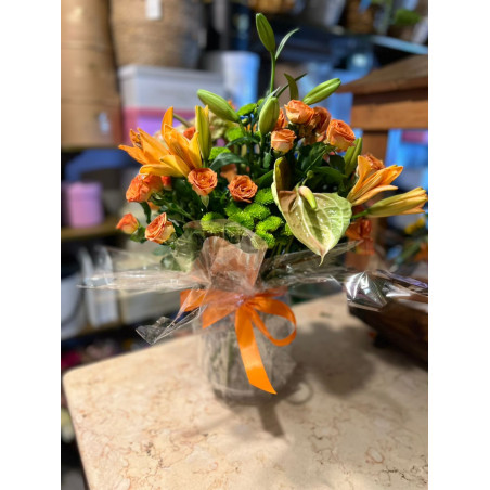 Natural rose bouquet