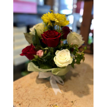 Natural rose bouquet