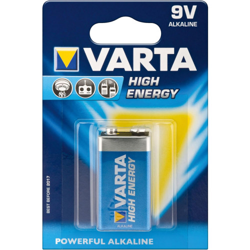 بطارية Varta High Energy 9V...