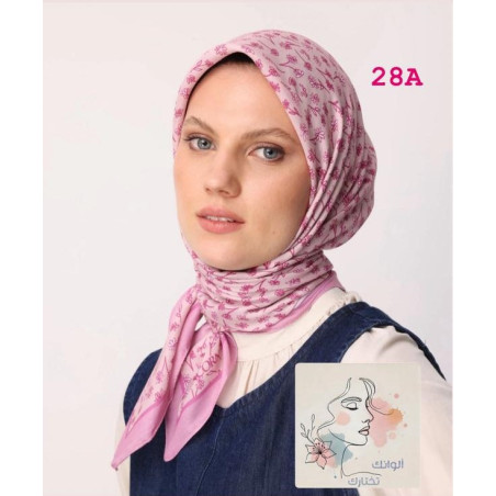 Minor Pattern Cotton Scarf MOONCORN