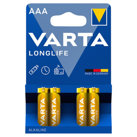 بطارية VARTA Longlife بحجم AAA