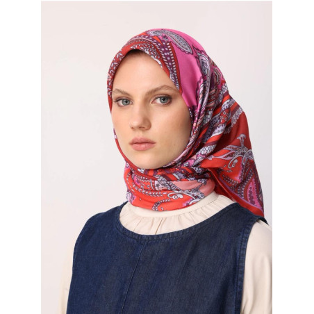 Patterned Cotton Scarf MOONCORN