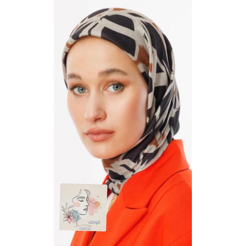 Zyra Patterned Cotton Scarf...