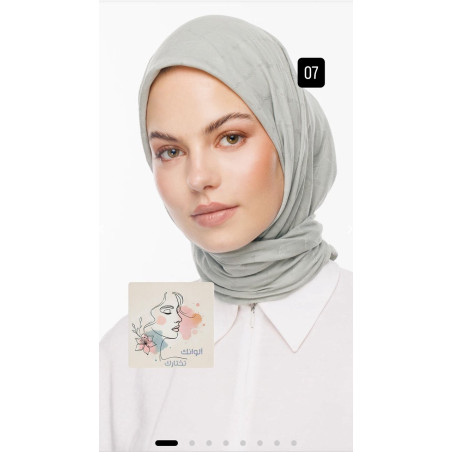 Wholesale Bamboo Jacquard Scarf  (Mooncorn)