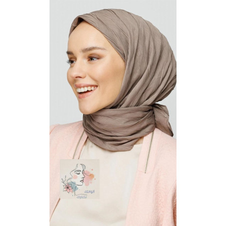 Wholesale Pleated Bamboo Scarf (Mooncorn)