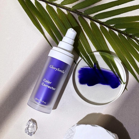 معجون تبييض الأسنان البنفسجي