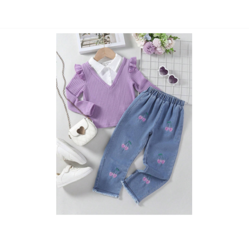  Girls' Two-Piece Suit