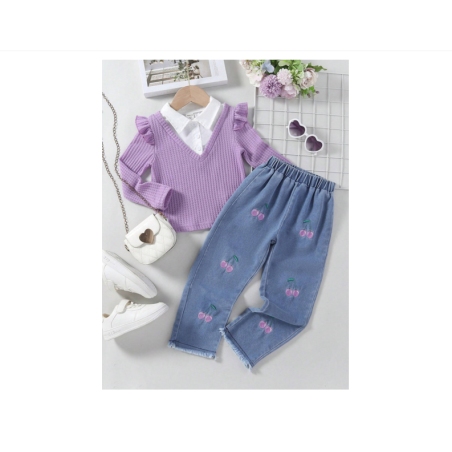  Girls' Two-Piece Suit