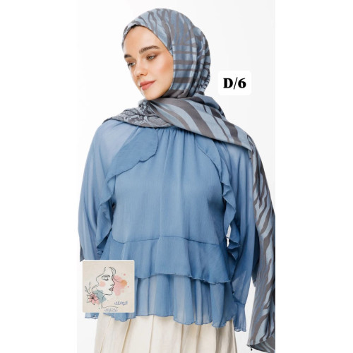 Pattern Reversible Shawl...