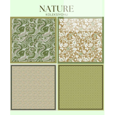 Nature Scarf Collection four pieces(Mooncorn)