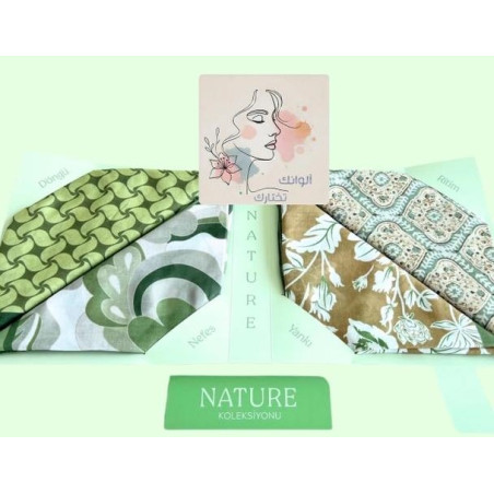 Nature Scarf Collection four pieces(Mooncorn)