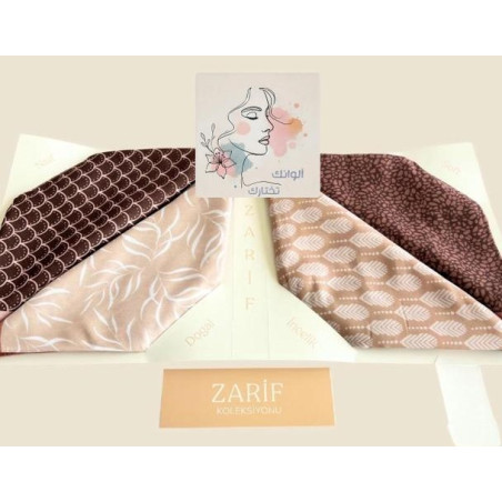 Elegant Scarf Collection four pieces(Mooncorn)