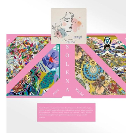 Solena Scarf Collection four pieces(Mooncorn)