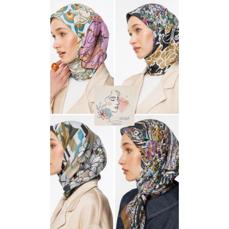 Nuvia Scarf Collection four pieces(Mooncorn)